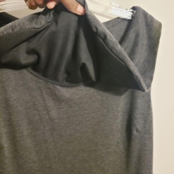 Modcloth Fervour | Women's Gray Sleeveless Dress With Cowl Neckline (Size 2X) - Picture 7 of 11